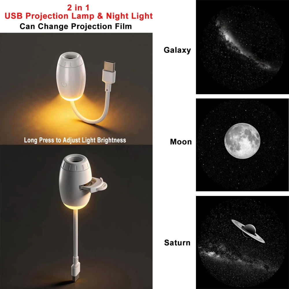 Portable Led Star Light For Car & Home